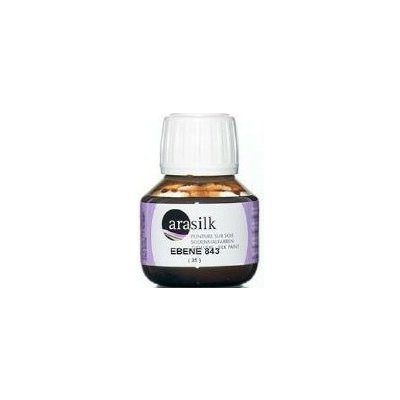 Darwi Barva na hedvábí Arasilk 50 ml 843 Ebony Brown – Zboží Dáma