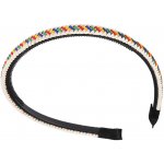 Čelenka do vlasů proplétaná Varianta: 4 multikolor, Balení: 1 ks – Zboží Dáma