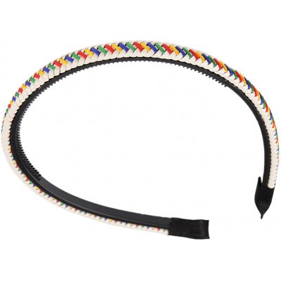 Čelenka do vlasů proplétaná Varianta: 4 multikolor, Balení: 1 ks – Zboží Dáma