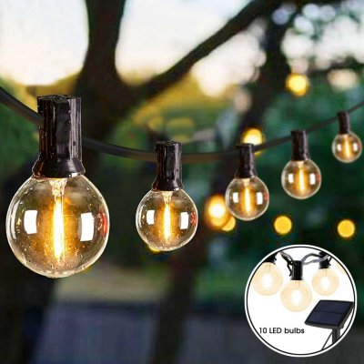 Topchances 10 vodotěsných žárovek pro vánoční zahradní párty