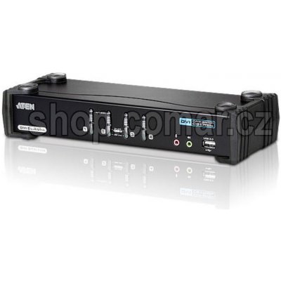 Aten CS-1784A-AT-G KVM Sw. 4P. USB DVI 3D audio – Zboží Mobilmania