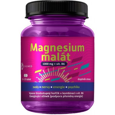 Galmed Magnesium malát 50+20 kapslí – Hledejceny.cz