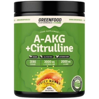 GreenFood A-AKG + Citrulline Malate 420 g