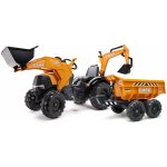 Falk Traktor šlapací Case s přední i zadní lžící – Zboží Dáma