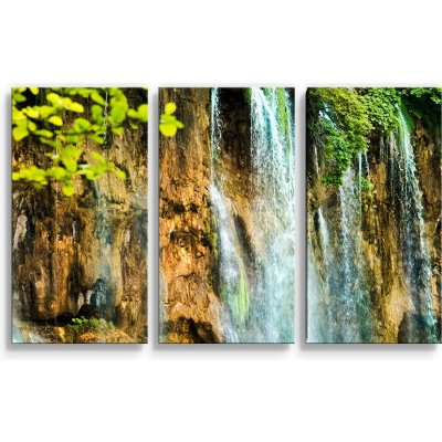 Sablio Obraz - 3-dílný Vodopád 2 - 120x80 cm – Hledejceny.cz