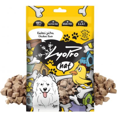 Lyopro DOG poch mrazem sušené Kuřecí játra 50 g – Zbozi.Blesk.cz