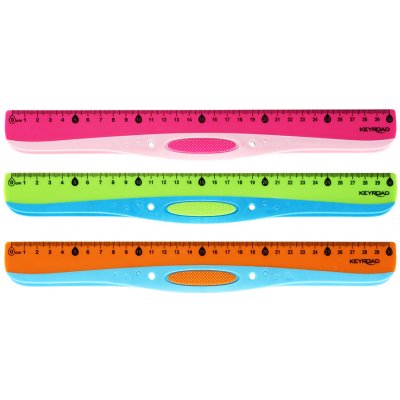 Easy 259672 KeyRoad pravítko 30 cm mix barev – Zboží Dáma