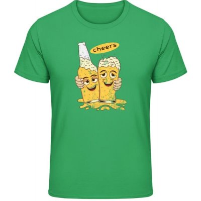 Gildan Soft Style tričko Pivní motiv - Na zdraví - Irish Green – Zboží Mobilmania