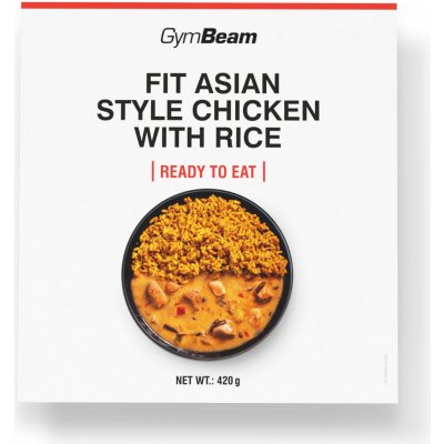GymBeam FIT Kuřecí s rýží na asijský způsob Ready to eat 420 g – Zboží Mobilmania