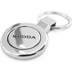 Přívěsek na klíče Škoda Auto s žetonem do vozíku originál – Zboží Dáma
