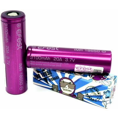 Efest IMR 18650 purple 20A 3100mAh