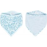 Bebe-Jou Bandana slintáček Bébé-jou Leopard Blue 2ks – Zboží Dáma