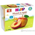 HiPP BIO Jablka s broskvemi 4 x 100 g – Hledejceny.cz