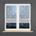 Dekorační metrážová vitrážová záclona OLLA bílá výška 70 cm MyBestHome – Zbozi.Blesk.cz