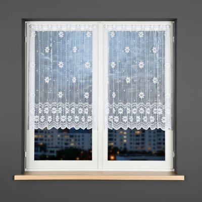 Dekorační metrážová vitrážová záclona OLLA bílá výška 70 cm MyBestHome – Zbozi.Blesk.cz