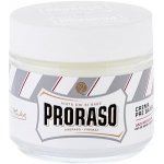 Proraso White Pre-Shave Cream krém pro snadnější oholení s mentolem, eukalyptem a glycerinem 100 ml – Zbozi.Blesk.cz