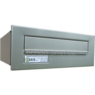 3MH s.r.o. Poštovní schránka rovná k zazdění do sloupku NEREZ 4x Varianta: základní – Hledejceny.cz