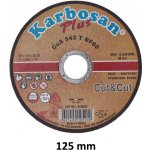 Řezný kotouč 125 x 1 x 22,2 mm, dlouhá životnost, vhodný na INOX – Zboží Mobilmania