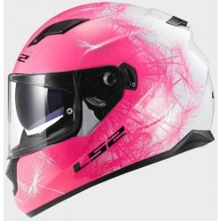 LS2 FF320 STREAM WIND fluo pink, integrální uzavřená helma na motorku,  dámská přilba na motorku XXS lambda sondy - Nejlepší Ceny.cz