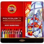 Koh i Noor umělecké pastelky 3824 v kovové krabičce 24 barev – Sleviste.cz