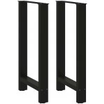 Omaxi 312679 Nohy barového stolu černé 2 ks 50 x 90-91 cm ocelové – Zboží Mobilmania