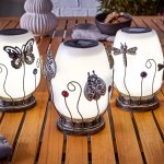 Die moderne Hausfrau LED solární lucerna Motýli – Zboží Dáma