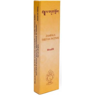 Yogi & Yogini Meditation Tibetské vonné tyčinky Wealth 20 g – Hledejceny.cz
