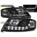 Tuning-Tec Přední čirá LED světla Audi A6 (2001 - 2005) - černé – Hledejceny.cz