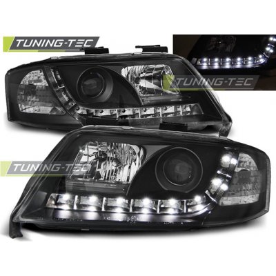 Tuning-Tec Přední čirá LED světla Audi A6 (2001 - 2005) - černé – Hledejceny.cz