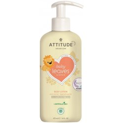 Attitude Dětské tělové mléko Baby leaves s vůní hruškové šťávy 473 ml