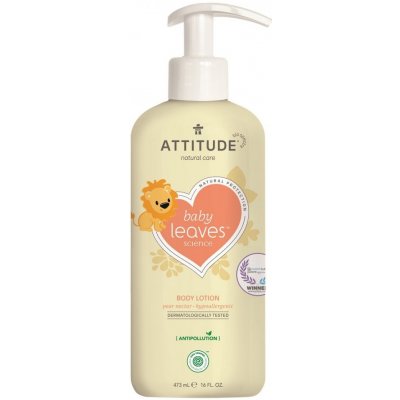 Attitude Dětské tělové mléko Baby leaves s vůní hruškové šťávy 473 ml – Zboží Dáma