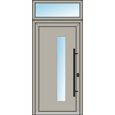 OknaDvereNaMiru.cz Vchodové dveře STYL 108 + Nadsvětlík zlatý dub 100 x 220 cm – Zboží Mobilmania