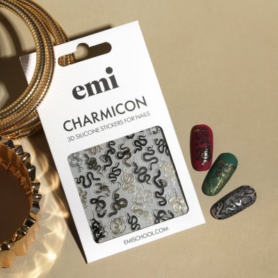 emi Charmicon 3D Silicone Stickers 259 Snakes samolepka – Zboží Mobilmania