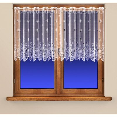 Vitrážová záclona Běla bez obšití 50 – Hledejceny.cz