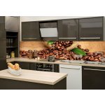 DIMEX KI260-006 Samolepící fototapeta do kuchyně Coffee rozměry 260 x 60 cm – Zboží Dáma