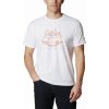 Pánské sportovní tričko Columbia Men's Sun Trek Short Sleeve Graphic Tee 1931172106 white/van life graphic
