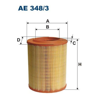 FILTRON Vzduchový filtr AE 348/3 – Zboží Mobilmania