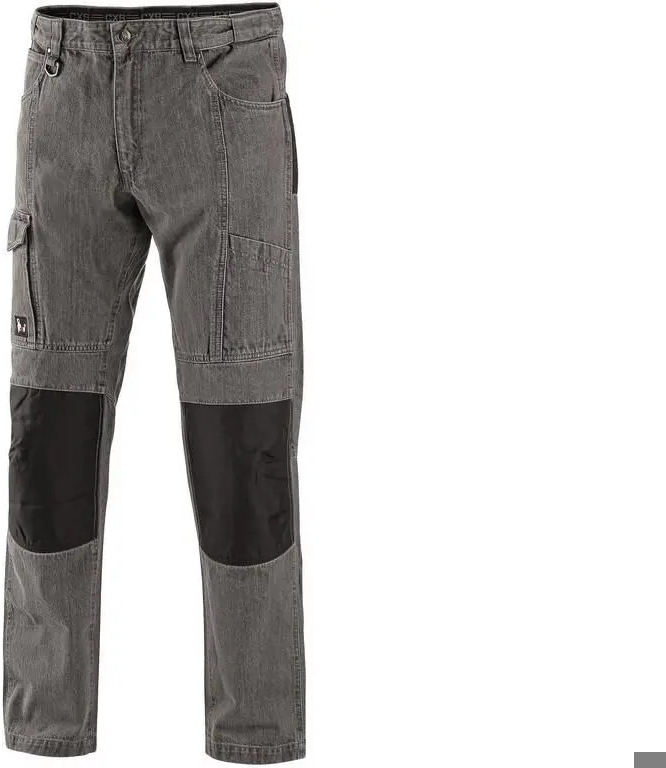 Canis Kalhoty jeans NIMES III pánské šedo-černé b1 - CN-1490-081-710-46