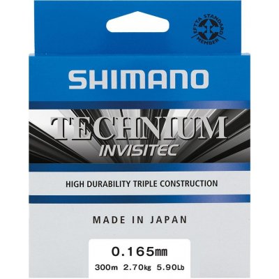 Shimano Technium Invisitec 300m 0,25mm 6,7kg