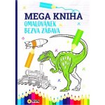Mega kniha omalovánek Blue bezva zábava – Zboží Mobilmania