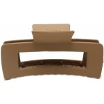 Obdélníkový skřipec na vlasy Barva: středně hnědá – Zboží Dáma