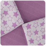 Kikko bambusové ubrousky 30x30 Little Stars Lilac Mix – Zboží Dáma