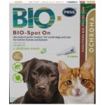 PESS BIO Spot-on kapky na klíšťata a blechy pro střední a velké psy 4 x 2,5 g – Zbozi.Blesk.cz