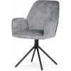 Jídelní židle Autronic HC-511 SIL4 stříbrná
