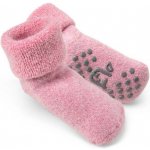 Kreibich&Fellhof Vlněné ponožky ABS protiskluzové světle šedá – Zboží Mobilmania