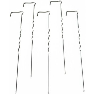 GTEX Ocelové kotvící skoby do země PROFI L 30cm × 4mm – balení 50 ks – Zboží Mobilmania