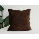 Xpose Mikroplyš tmavě hnědý 50 x 50 cm – Sleviste.cz