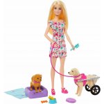 Mattel Barbie panenka a pejsek s invalidním vozíčkem – Zboží Mobilmania