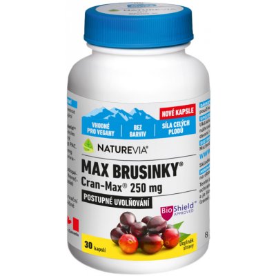 Naturevia Max brusinky 8500 mg Cran-Max 30 tablet