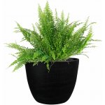Ter Steege Váza široká Norell black D29x15 H26 – Hledejceny.cz